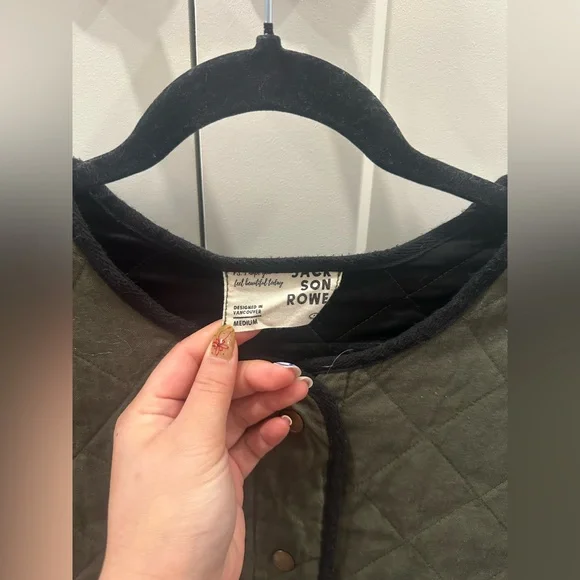 Jackson Rowe Green & Black Quilted Jacket Liner - Picture 5 of 10